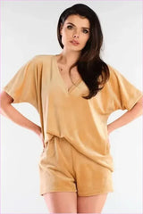 Velour Shorts Polish Fashion Style