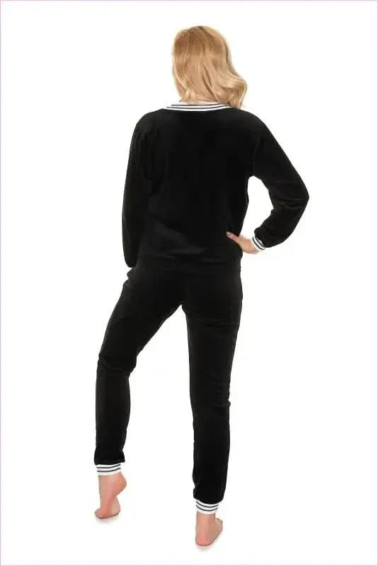 Velour Tracksuit Unique Fashion Style