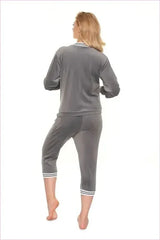 Velour Tracksuit Unique Style Fashion Set
