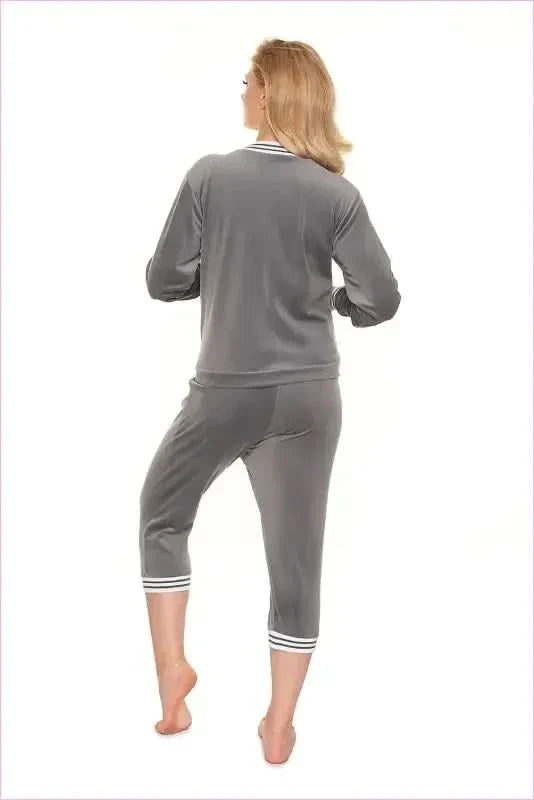 Velour Tracksuit Unique Style Fashion Set