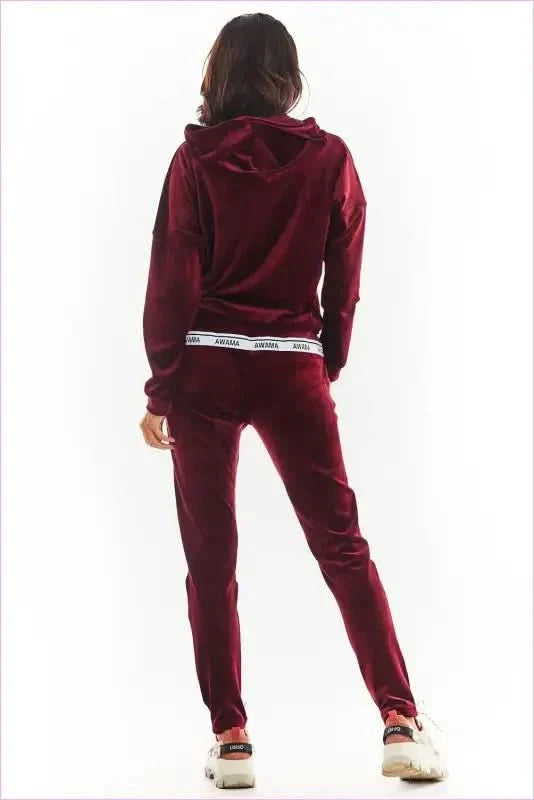 Velour Trousers Comfortable Style