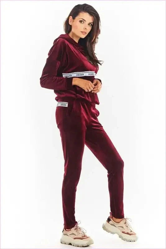 Velour Trousers Comfortable Style