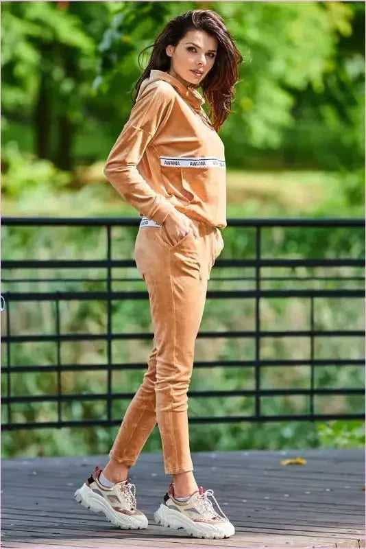 Velour Trousers Comfortable Style