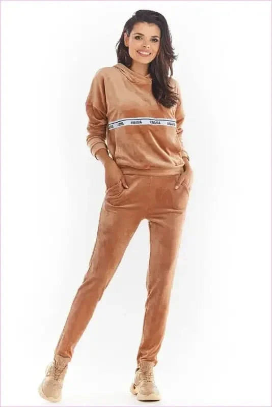 Velour Trousers Comfortable Style