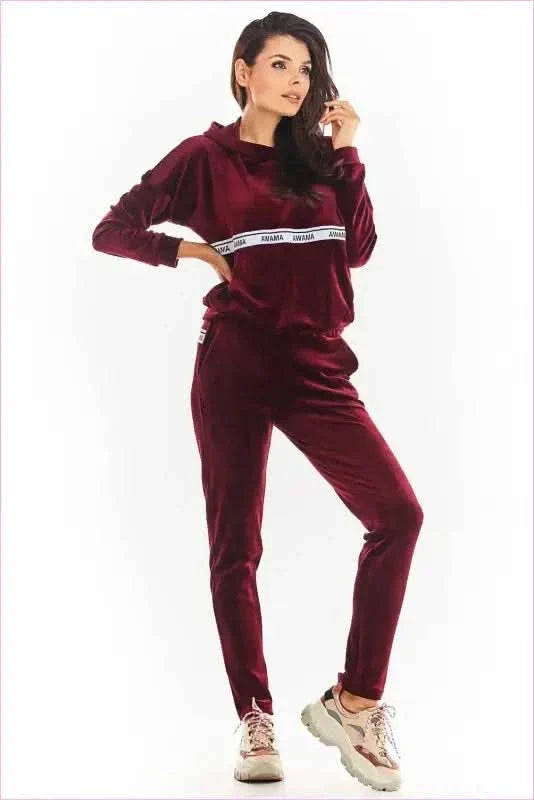 Velour Trousers Comfortable Style