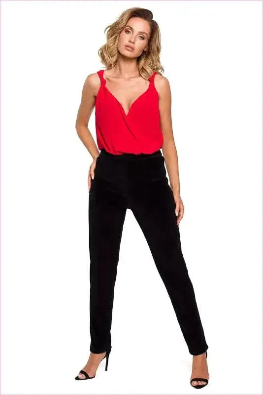 Velour Trousers Unique Style Fashion Pants
