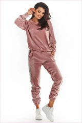 Velour Trousers Unique Style Polish Fashion