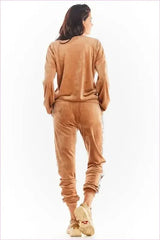 Velour Trousers Unique Style Polish Fashion