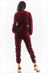Velour Trousers Unique Style Polish Fashion