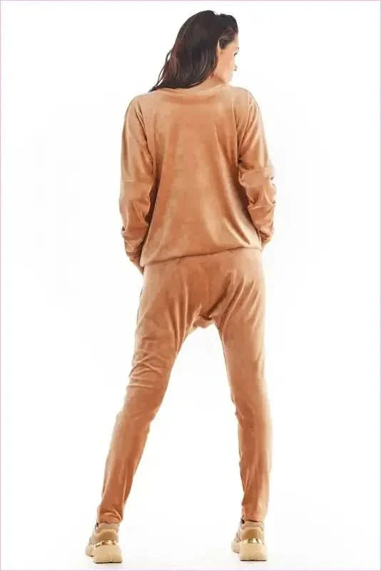 Velour Trousers Unique Style Warm Fashion