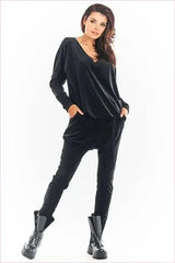 Velour Trousers Unique Style Warm Fashion