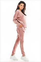 Velour Trousers Unique Style Warm Fashion