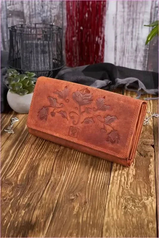 Vintage Floral Rfid Credit Card Fashion Wallet