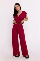 Viscose Knit Pants Soft Comfort Ideal Choice Fashion