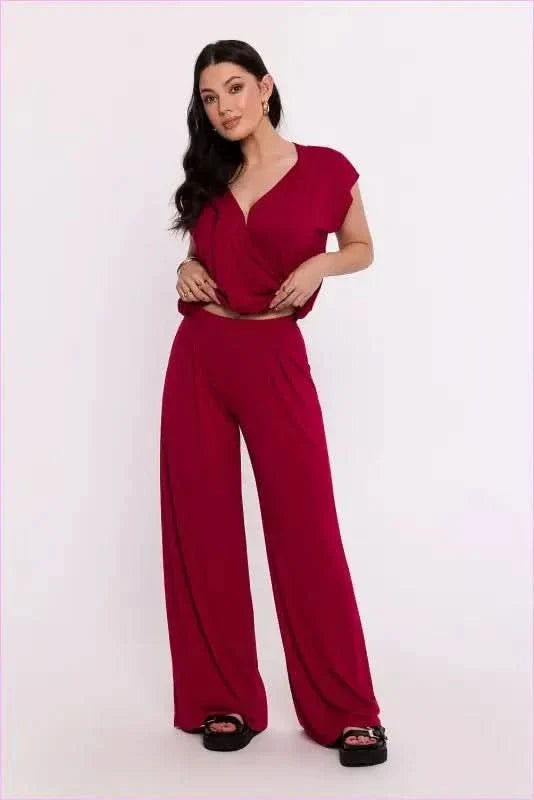 Viscose Knit Pants Soft Comfort Ideal Choice Fashion