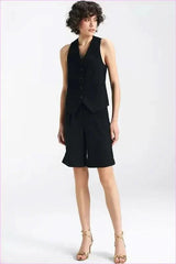 Viscose Linen Blend Knee Length Shorts Fashion