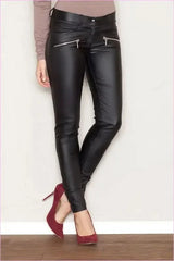 Viscose Stretch Trousers Fashion Style