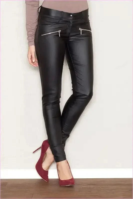 Viscose Stretch Trousers Fashion Style