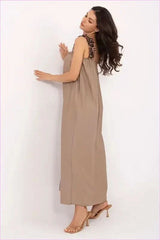 Viscose Summer Maxi Dress for Effortless Style