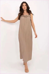 Viscose Summer Maxi Dress for Effortless Style