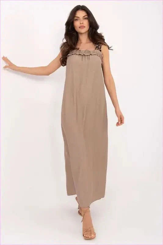 Viscose Summer Maxi Dress for Effortless Style