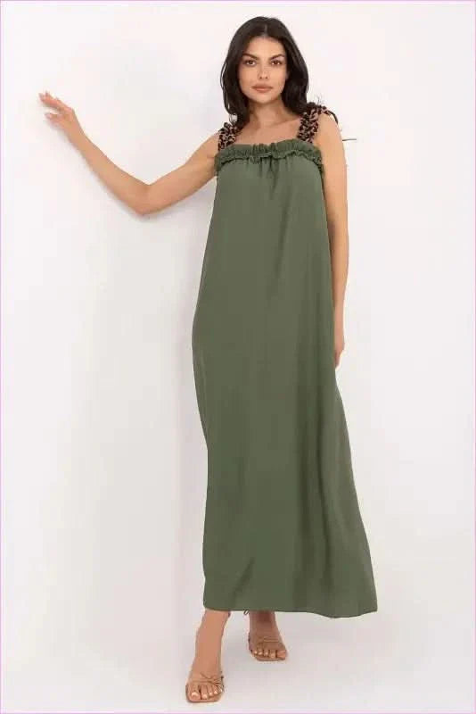 Viscose Summer Maxi Dress for Effortless Style