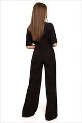 Wide Leg Batwing Sleeve Overalls Unique Fashion Style