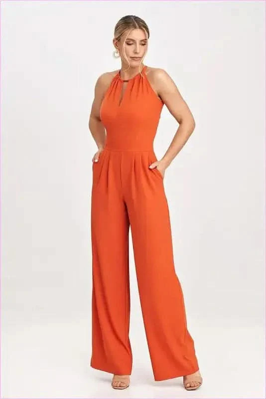 Wide Leg Jumpsuit Unique Fashion Style