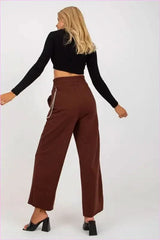 Wide Leg Sweatpants with Chain Unique Style