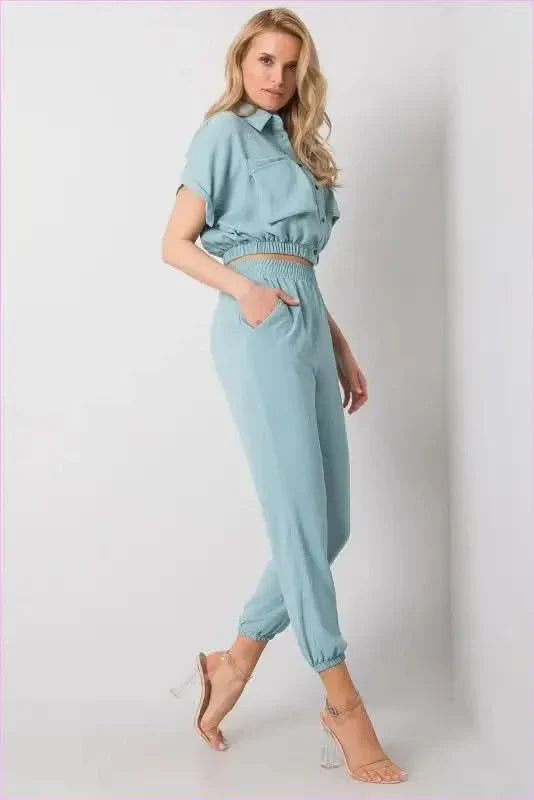 Women's Blouse and Pants Set Fashion Style