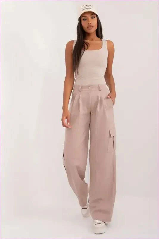 Womens Casual Cargo Pants Everyday Wear Fashion Style