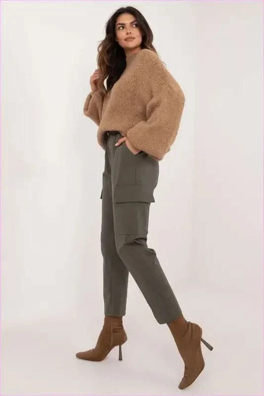 Womens Casual Cargo Pants Fashion Style
