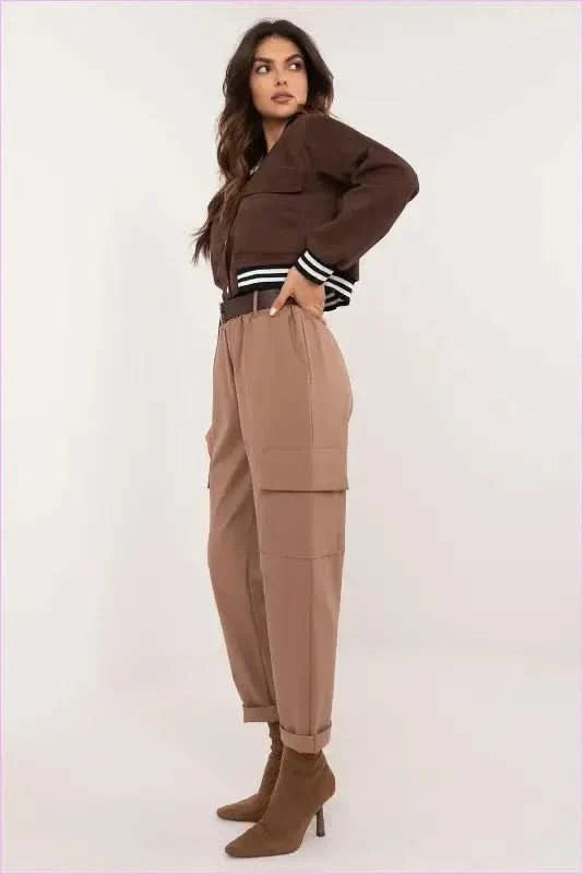 Womens Casual Cargo Pants Fashion Style