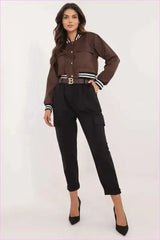 Womens Casual Cargo Pants Fashion Style