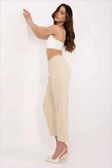 Womens Cigarette Pants Stylish Fashion Trousers