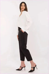 Womens Cigarette Pants Stylish Fashion Trousers