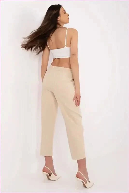 Womens Cigarette Pants Stylish Fashion Trousers