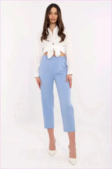 Womens Cigarette Pants Stylish Fashion Trousers