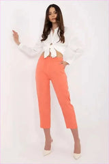 Womens Cigarette Pants Stylish Fashion Trousers