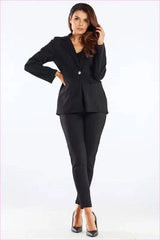 Womens Cigarette Pants Tailored Fashion Style