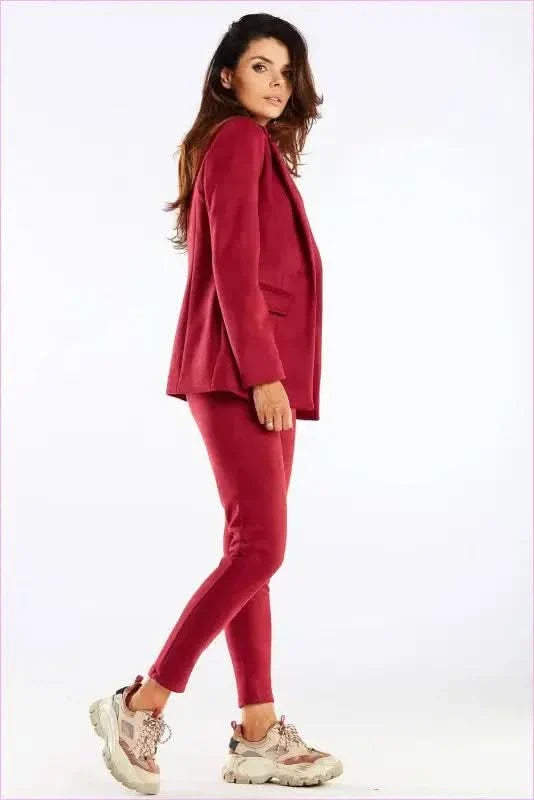 Womens Cigarette Pants Tailored Fashion Style