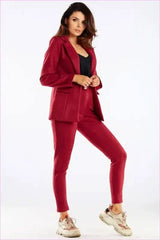 Womens Cigarette Pants Tailored Fashion Style