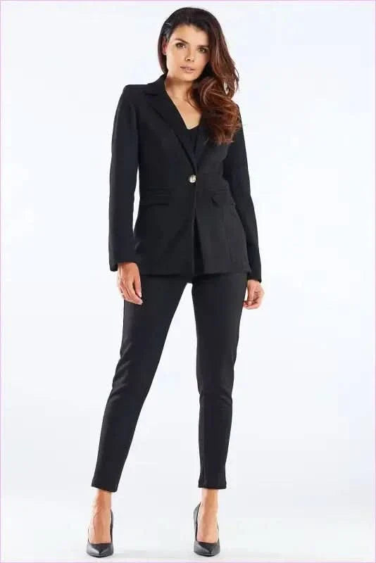 Womens Cigarette Pants Tailored Fashion Style