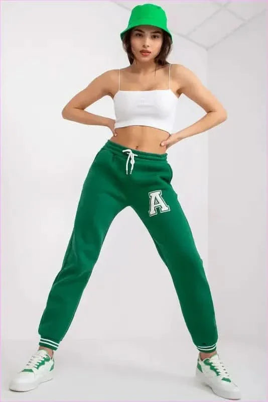 Womens Elastic Waist Fashion Sweatpants