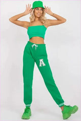 Womens Elastic Waist Fashion Sweatpants