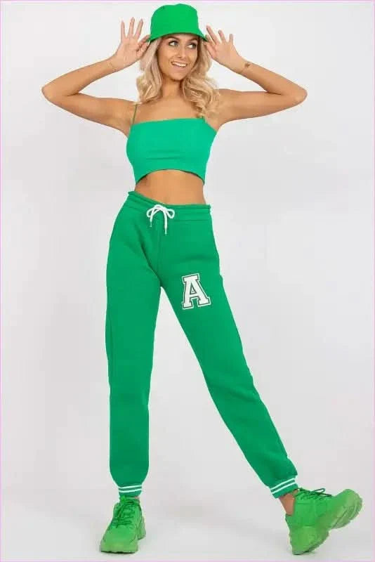 Womens Elastic Waist Fashion Sweatpants