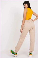 Womens Elastic Waist Sweatpants Fashion Style