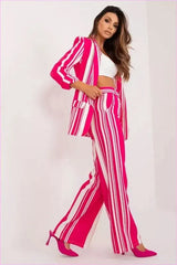 Womens Elegant Wide Leg Fashion Trousers Style