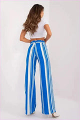 Womens Elegant Wide Leg Fashion Trousers Style