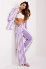 Womens Elegant Wide Leg Fashion Trousers Style